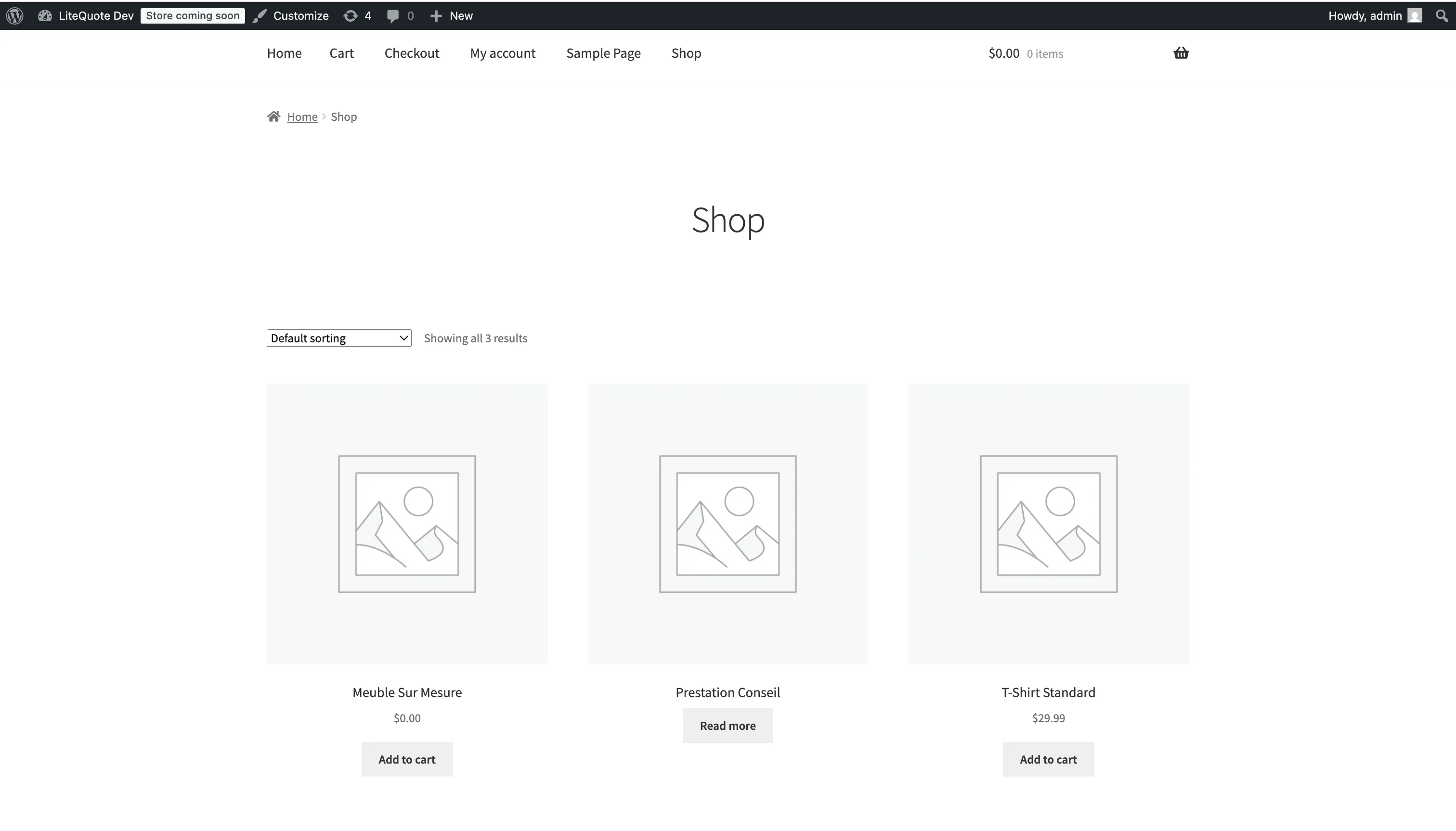 LiteQuote pour WooCommerce